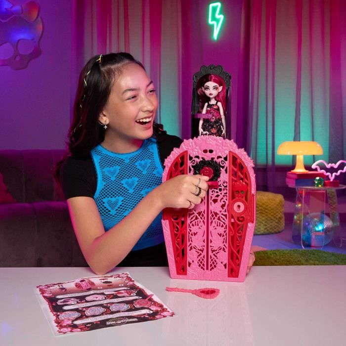 MONSTER HIGH Coffret Monstrueux Secrets Ènigmes du jardin Draculaura - Monster High - HYT72