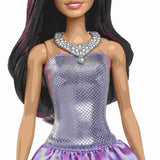 Barbie-Fashionistas-PoupÈe Brune En Robe Violette - 3 ans+ - HYT92