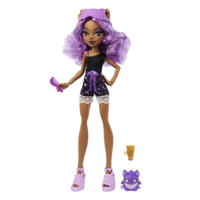Monster High-Secrets Enfouis-Coffret PoupÈe SoirÈe Pyjama Terrifiante - 4 ans+- HYV64