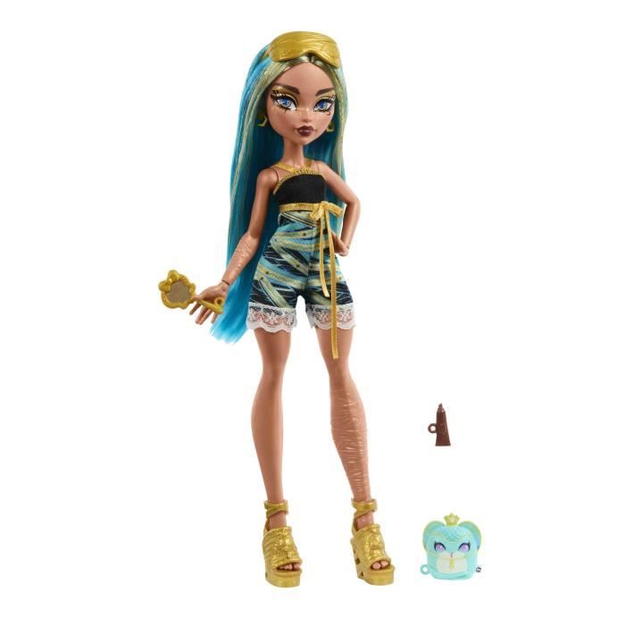 Monster High-Secrets Enfouis-Coffret PoupÈe SoirÈe Pyjama Terrifiante - 4 ans+- HYV64