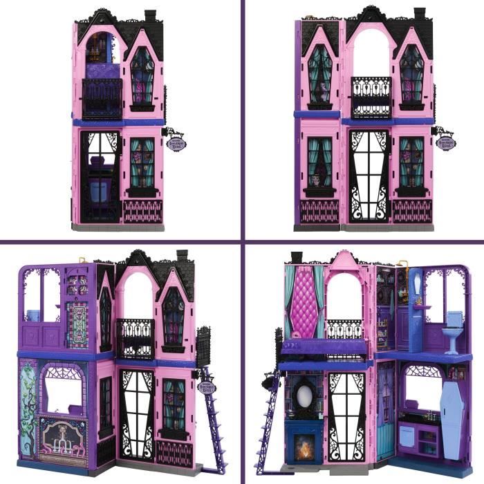 Monster High - Hôtel Bouh-tique - Maison de poupée et accessoires - Monster High - JBF16