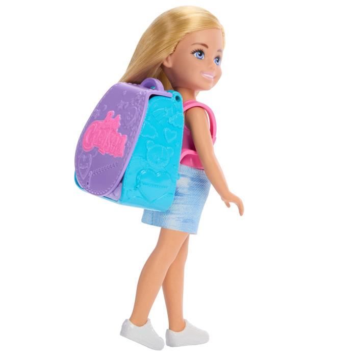 Barbie-Famille Et Amis-PoupÈe Chelsea Et Accessoires-Avec Sac a DOS - 3ans +- JBF46