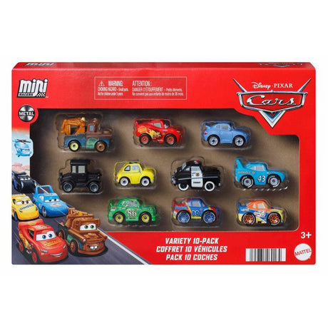 CARS DISNEY Pack 10 Mini Véhicules - JBH06