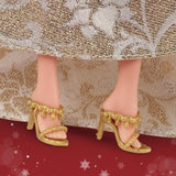 Barbie - Poupée Joyeux Noël - Poupée blonde - JBH95