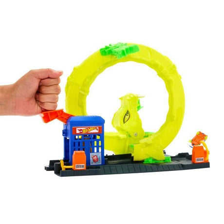 Hot Wheels - Coffret Looping Serpent avec voiture en métal moulé - Hot Wheels - JBM63