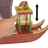 MATTEL Disney Vaiana 2 - La pirogue de Vaiana + 1 poupée Vaiana + HeiHei le poulet JBT78