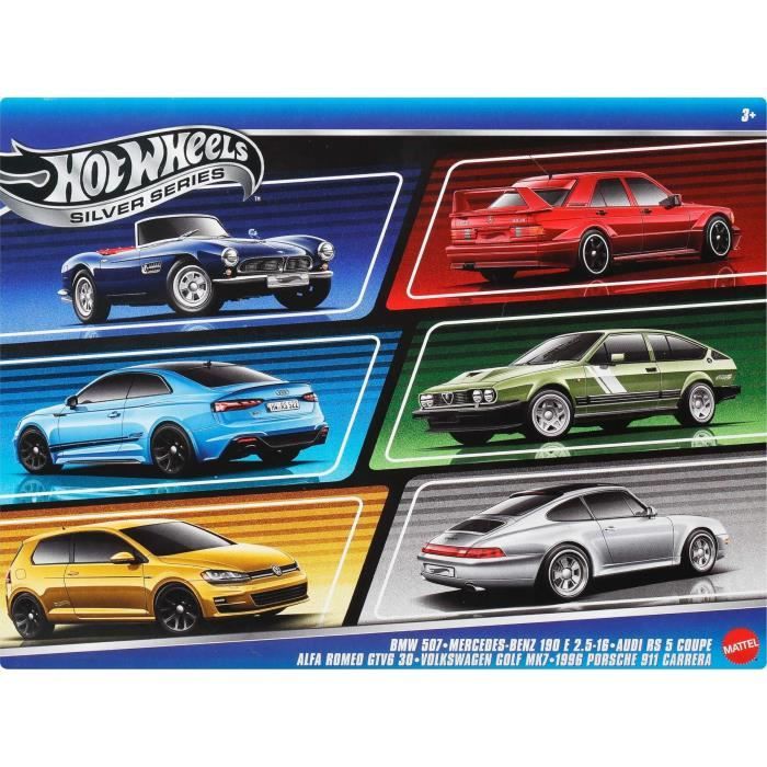 Hot Wheels - Multipack Euro Style - Petite Voiture - 3 ans et + - Hot Wheels - JBY79
