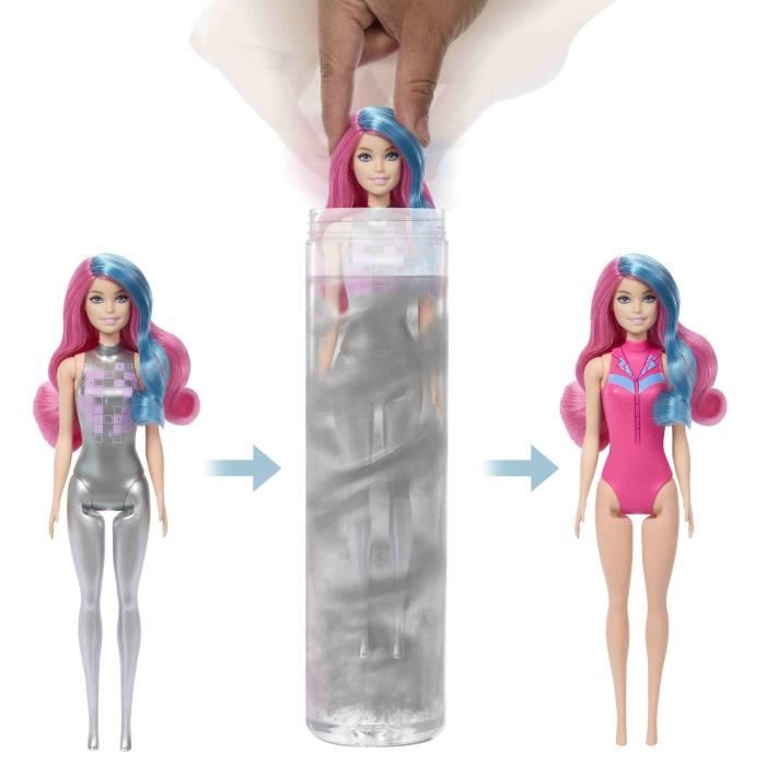 Barbie-PoupÈe Barbie Color Reveal-SÈrie Disco Country Star 6 Surprises - 3 ans+- JCP01
