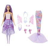 Barbie-Poupée Barbie Fantaisie Féerique-Coffret Avec Accessoires - 3 ans+- JCP74