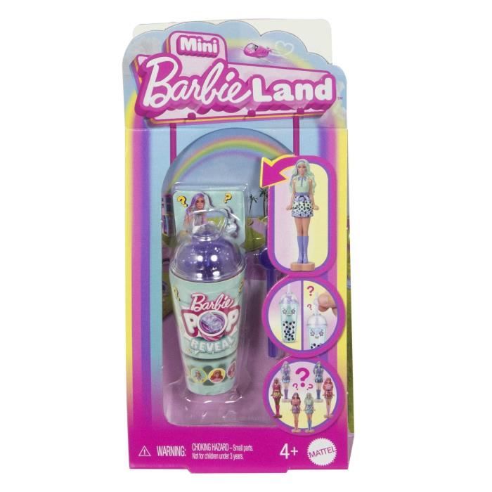 BARBIE PoupÈe Mini-BarbieLand Pop Reveal-PoupÈe de 3,8†cm - Barbie - JCR22