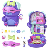 Polly Pocket-Coffret Chiot Festif soirée pyjama -Jouet De Voyage - 4 ans+- JCR38
