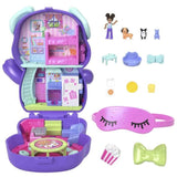 Polly Pocket-Coffret Chiot Festif soirée pyjama -Jouet De Voyage - 4 ans+- JCR38