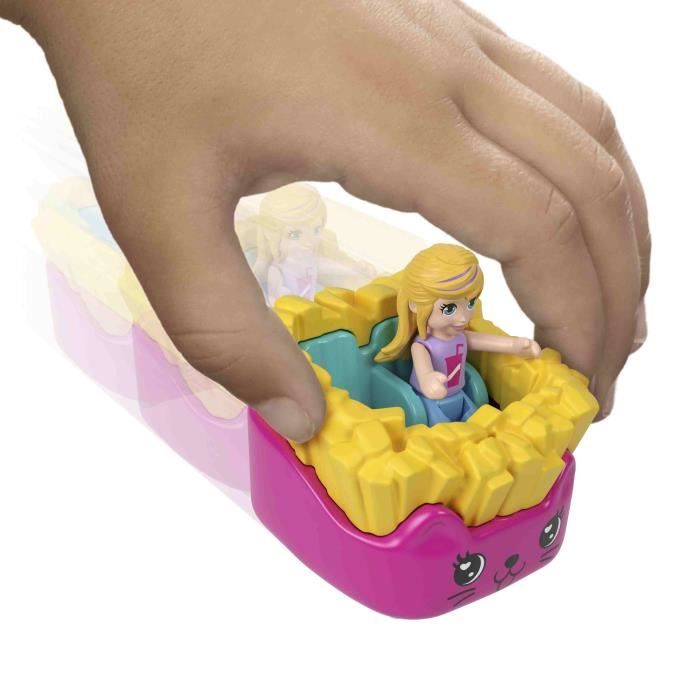 Polly PocketCoffret Multifacettes-Voitures Et Mini-Figurines - JCR44 Modele aléatoire - a partide 4 ans