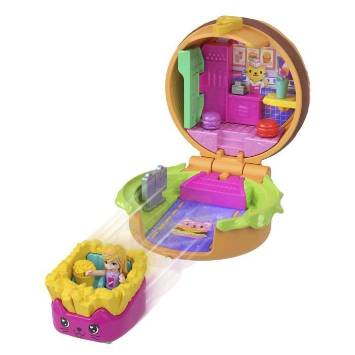 Polly PocketCoffret Multifacettes-Voitures Et Mini-Figurines - JCR44 Modele aléatoire - a partide 4 ans