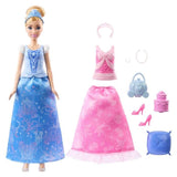Princesses Disney-Poupée Cendrillon Et Tenues-Coffret Avec Accessoires - 3 ans+- JCR95