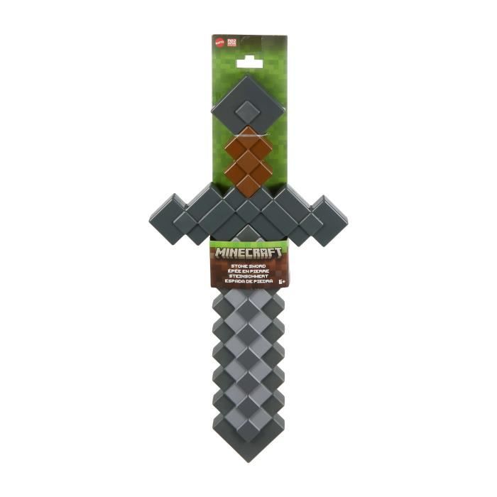 Minecraft-Épée En Pierre-Accessoire Pour Jeu De Rôle - 6 ans+- JCV19