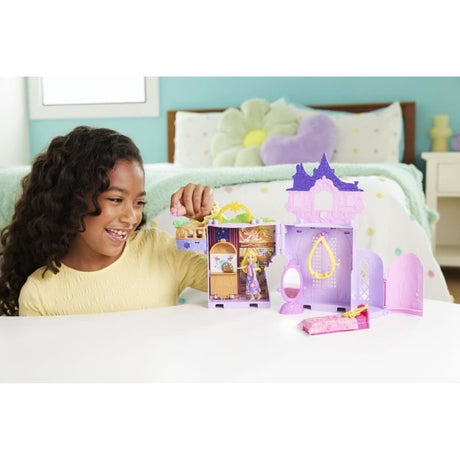 Disney - La Tour de Raiponce - Histoires a Empiler - Coffret avec poupée - Disney Princess - JDP61
