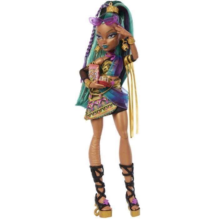 Monster High - Poupée Nefera De Nile - Avec Lavish et 7 accessoires - Monster High - JDR48