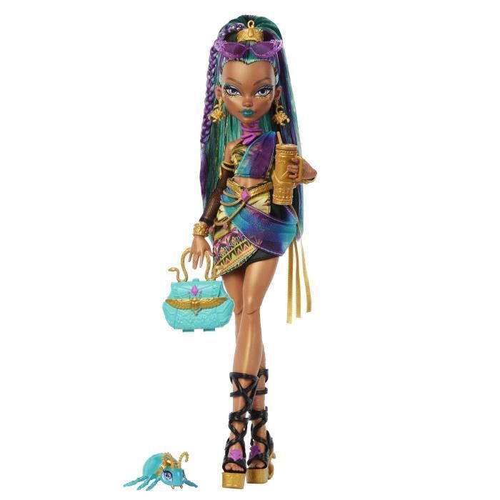 Monster High - Poupée Nefera De Nile - Avec Lavish et 7 accessoires - Monster High - JDR48