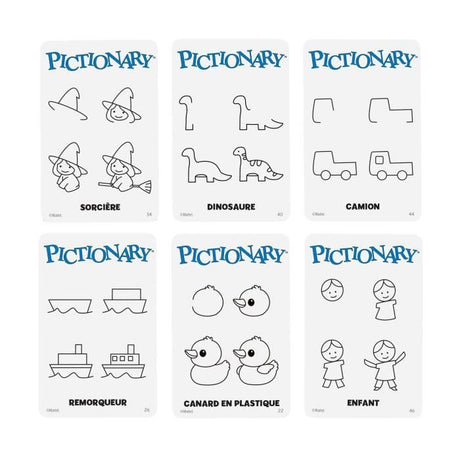 Pictionary-Jeu De Société Familial Pour Enfants Et Adultes - 8 ans+- JDX98