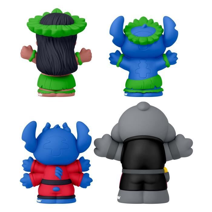Figurines Lilo et Stitch, Little People, Coffret Disney 4 figurines, JFC77, Des 3 ans