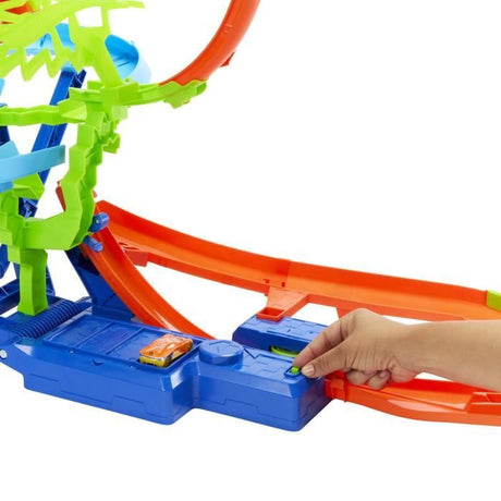 Hot Wheels - Piste Multi Crash - Coffret propulseur motorisé et voiture - Hot Wheels - JFD12