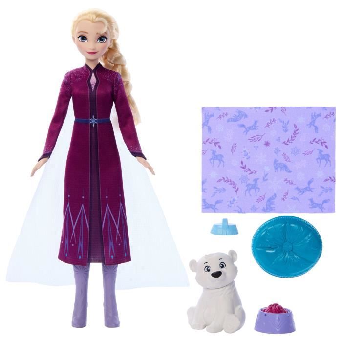 Disney La Reine des Neiges - Coffret Elsa et l'Ourson - 4 accessoires - Disney Frozen - JFG16