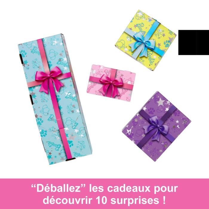 BARBIE Party unboxed chien violet - JFG70