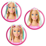 Barbie-Tete a Coiffer Color Reveal-Chevelure Blonde Et Accessoires - 3 ans+- JFG81