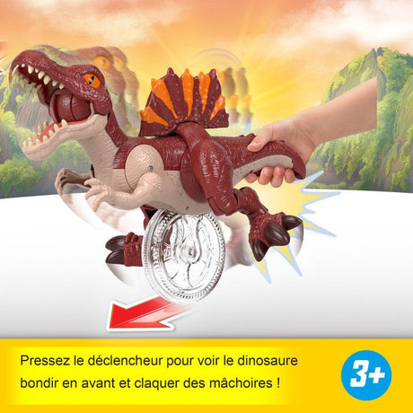 Imaginext Figurines Srint Spino - La Course Du Spinosaure - Fisher-Price Jurassic World : Renaissance - Des 3 ans - JFR24
