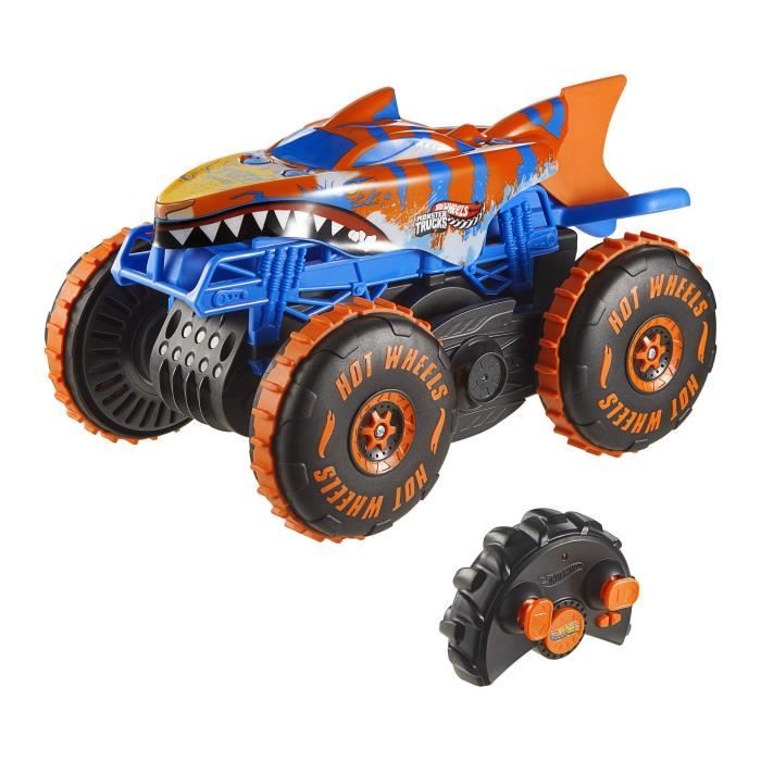 Hot Wheels - Monster Trucks - Véhicule Tiger Shark Escaladeur-a piles - Hot Wheels - JFR39