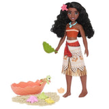 Disney - Poupée Vaiana et Compagnie avec accessoires - Disney Princess - JFT12