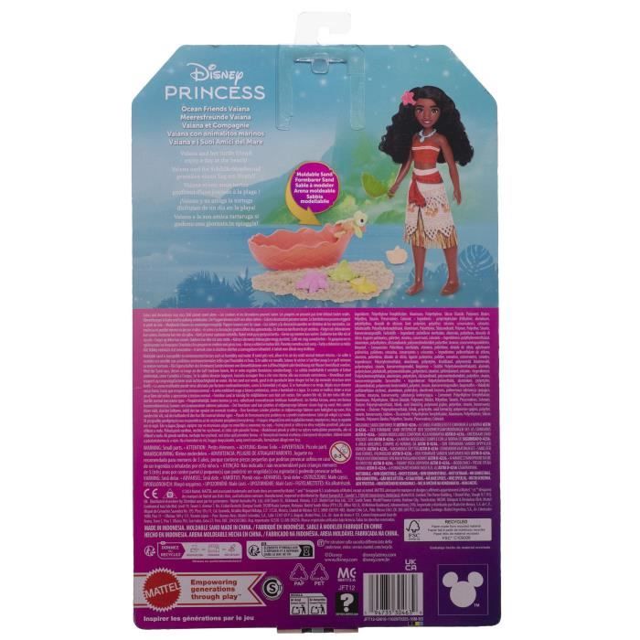 Disney - Poupée Vaiana et Compagnie avec accessoires - Disney Princess - JFT12