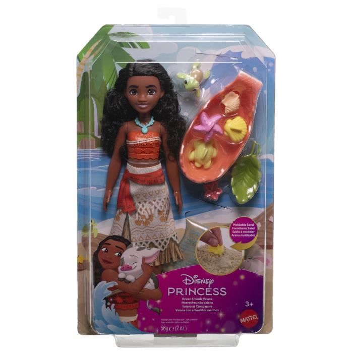 Disney - Poupée Vaiana et Compagnie avec accessoires - Disney Princess - JFT12