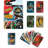 UNO Jurassic World Renaissance - Jeu de cartes - Pour toute la famille - Mattel Games - 7 ans et +