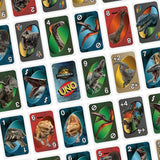 UNO Jurassic World Renaissance - Jeu de cartes - Pour toute la famille - Mattel Games - 7 ans et +