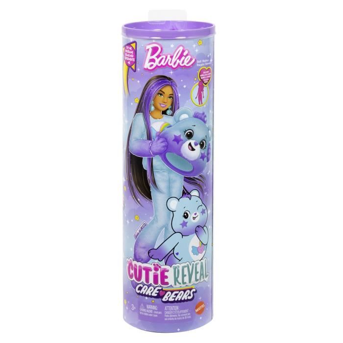 Barbie - Poupée Barbie Cutie Reveal Bisounours - Avec 10 surprises - Barbie - JFV61