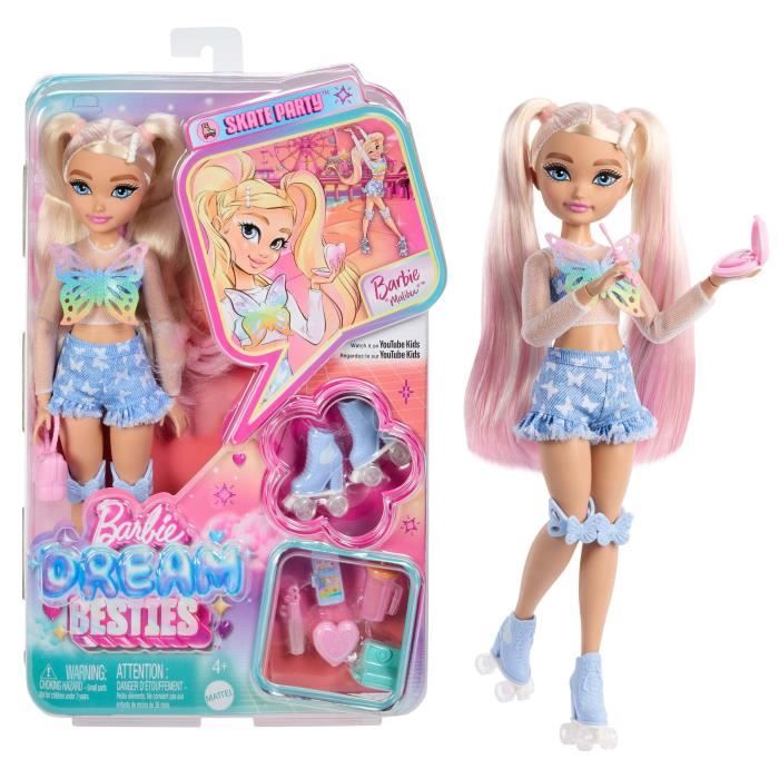 BARBIE Malibu dreambesties roller - JFX96