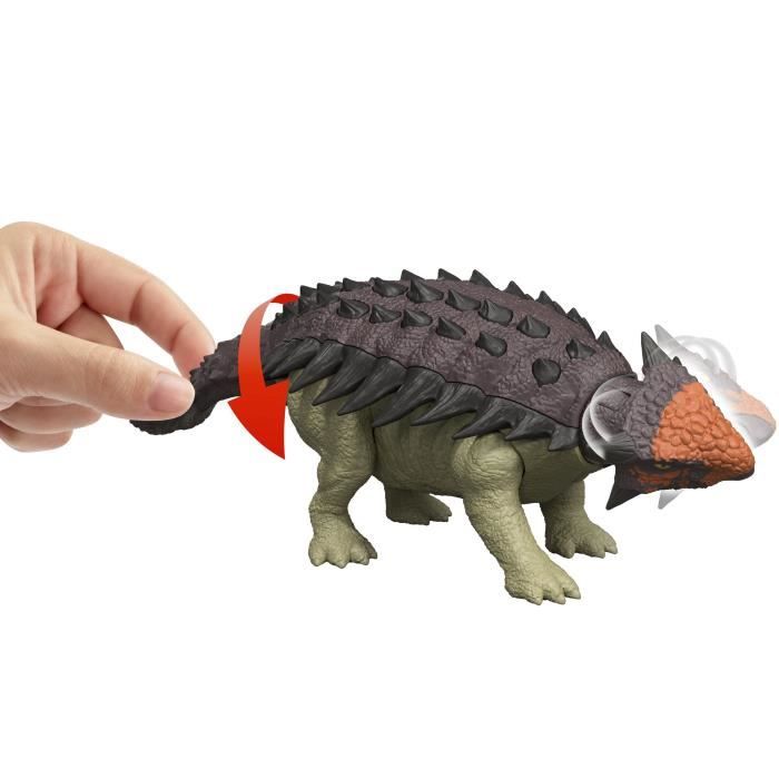 Jurassic World - Figurine articulée Ankylosaurus Rugissement féroce - Son - Jurassic World - JGB90
