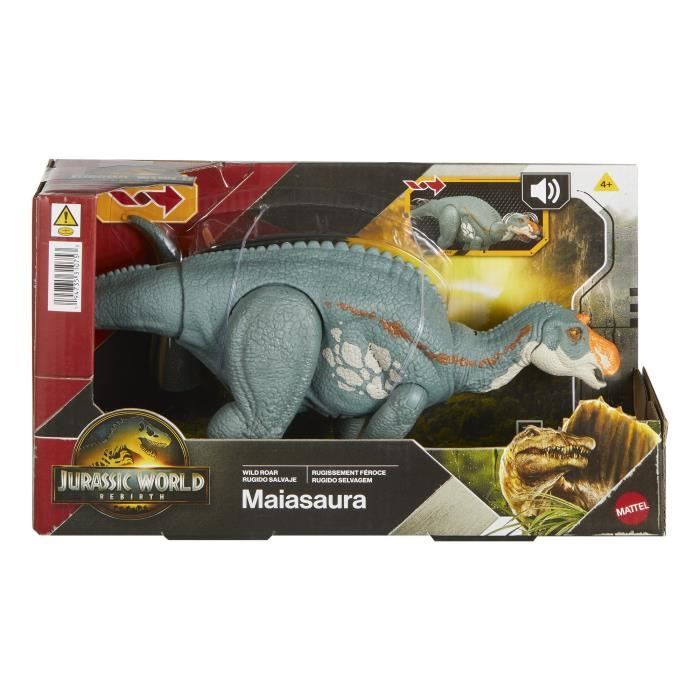 Jurassic World - Maiasaura - Figurine articulée avec attaque et son - JGC82