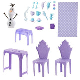 Disney La Reine des Neiges - Palais de glace d'Elsa - Olaf - 21 accessoires - Disney Frozen - JGG41