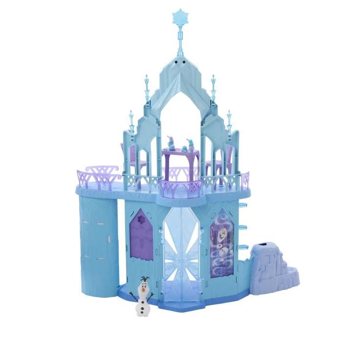 Disney La Reine des Neiges - Palais de glace d'Elsa - Olaf - 21 accessoires - Disney Frozen - JGG41