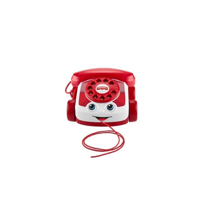 Fisher-Price - Téléphone animé rouge - 80eme anniversaire de Mattel - Fisher-Price - JGG97
