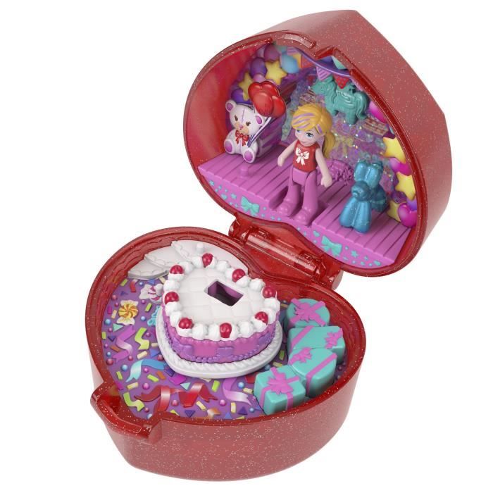 Polly Pocket - Coffret Boîte a Bijoux - 80eme anniversaire de Mattel - Polly Pocket - JGK21