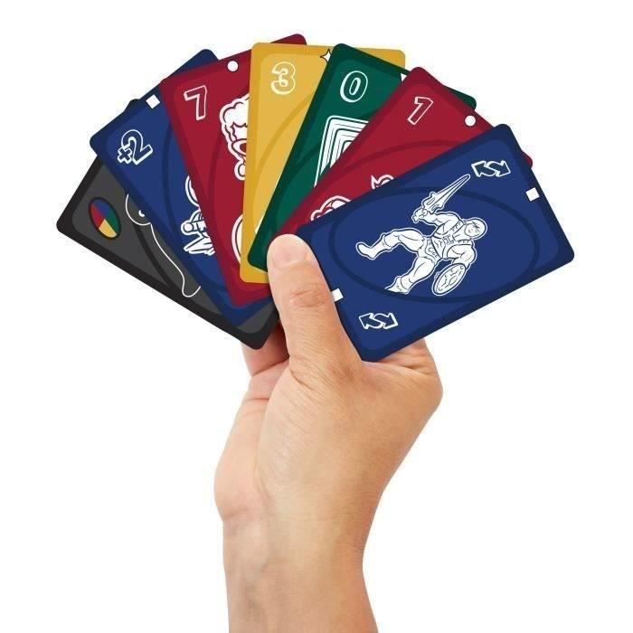 UNO - Jeu de cartes Rouge Rubis - 80eme anniversaire de Mattel - Pour toute la famille - UNO - JGK30