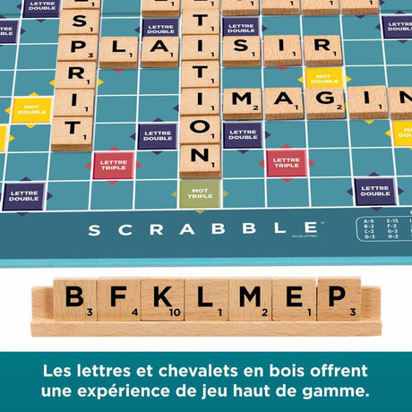 Scrabble classique - 2 en 1 - Mattel Games - JGR63