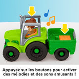 Fisher-Price - Little People - Tracteur a pousser - Véhicule musical - Fisher-Price - JGX12