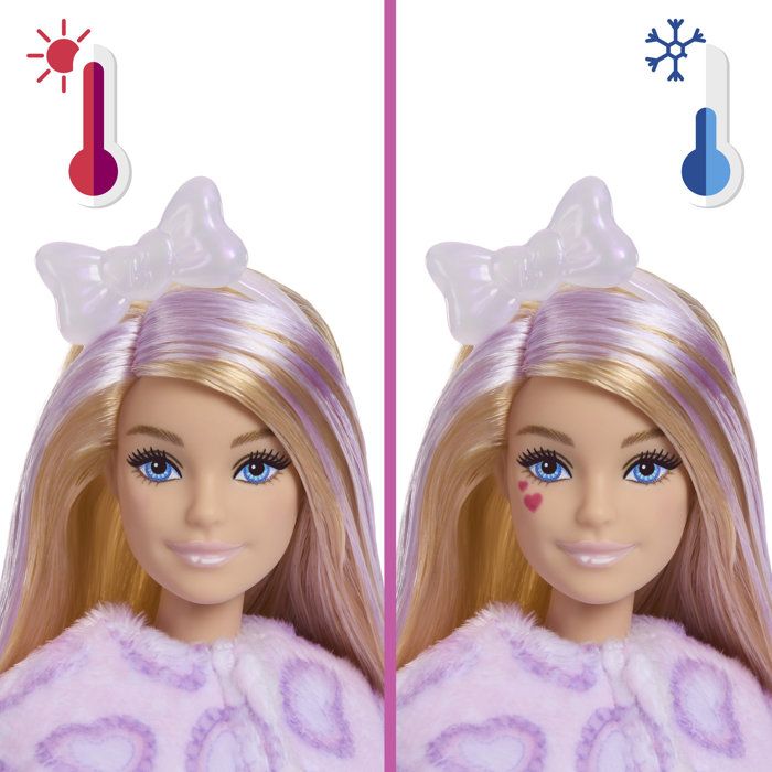 Cutie Reveal - Chat mauve - Barbie - JJP64