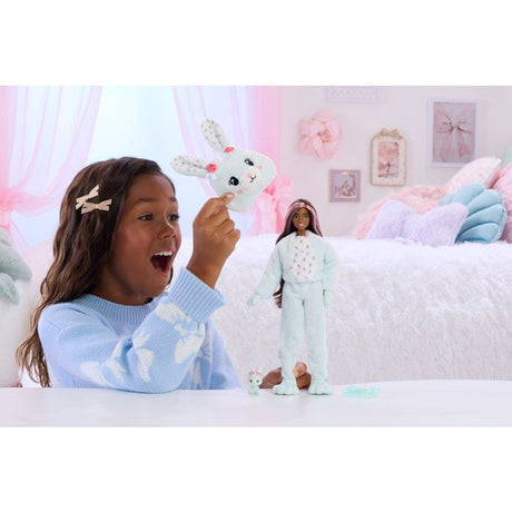 Cutie Reveal - Lapin bleu  - Barbie - JJP65