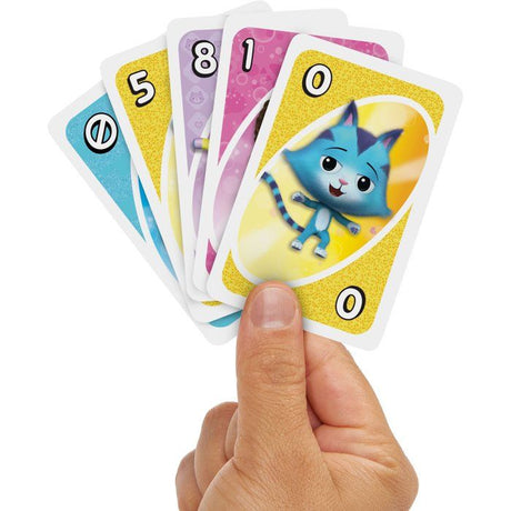 UNO Junior - Gabby et la maison Magique - Jeu De Cartes Enfants Et Parents - MATTEL GAMES - JLH17 - 7 ans et +